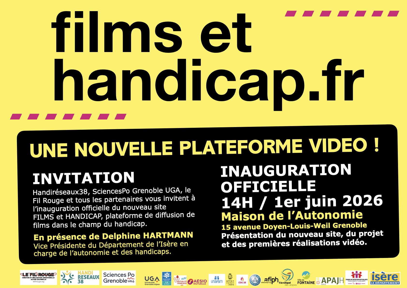 Découvrez le nouveau site FILMS et HANDICAP le 1er juin 2026