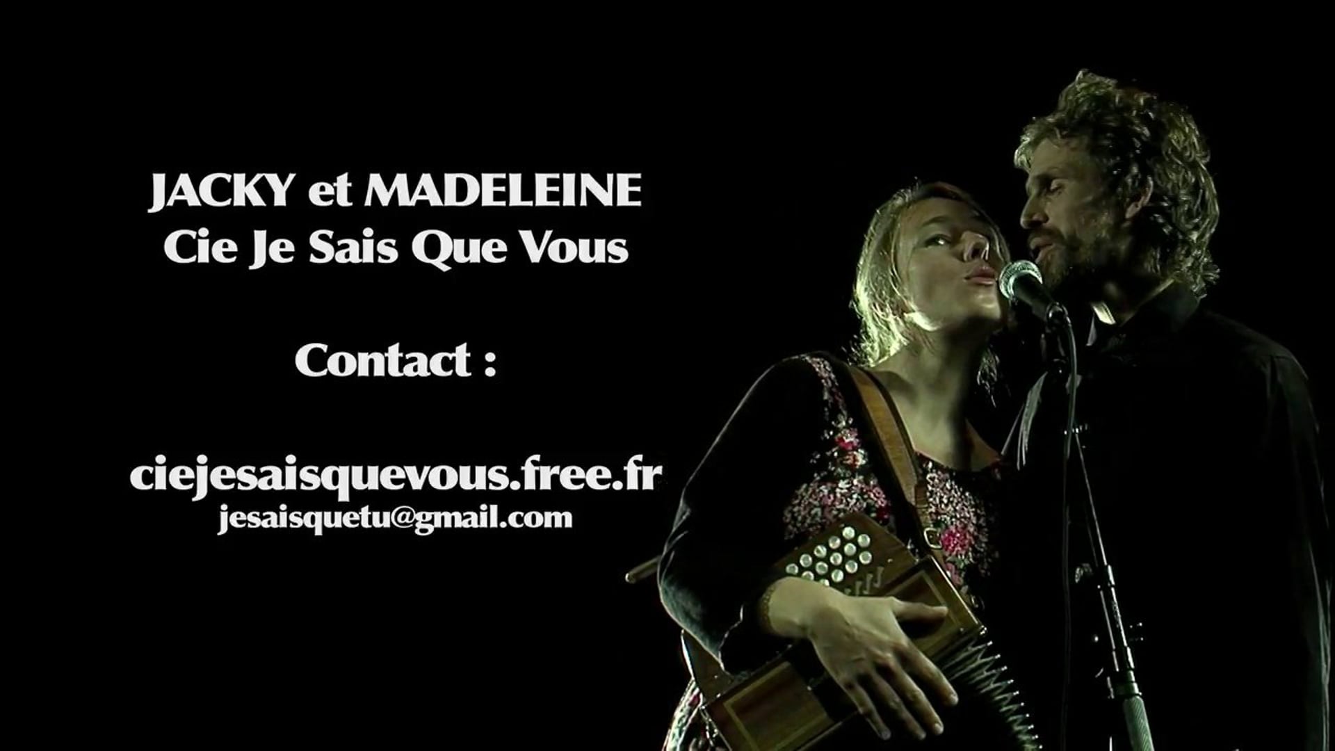 Spectacle Jacky et Madeleine // Compagnie Je Sais Que Vous